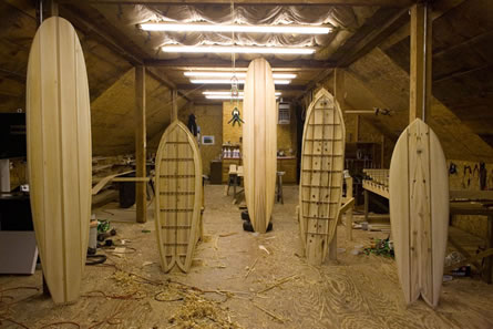 Wooden Longboard Surfboards